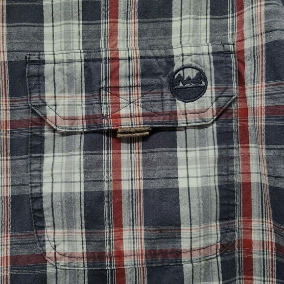 Wrangler Authentic Mens Button Up Multi-Color Size XL 100% Cotton Short Sleeve - Picture 8 of 12